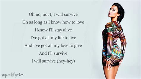 song i'll survive|lyrics to i will survive.